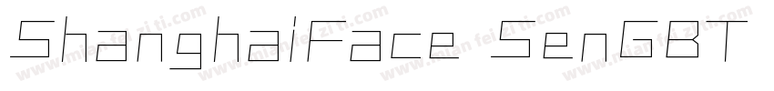 ShanghaiFace SenGBT Flash字体转换